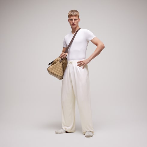 Men's Flex sneaker - white suede and leather