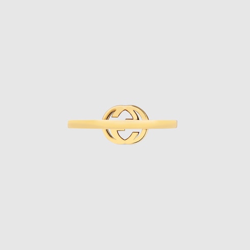 Gucci Interlocking diamond 18k ring - 18k yellow gold