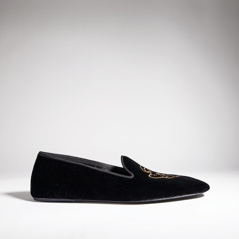 Men's Ragazzo loafer - black velvet