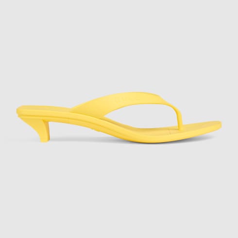 Women's Vittoria thong - yellow rubber