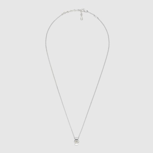 Gucci Interlocking pendant necklace - 925 sterling silver
