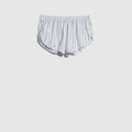 Gucci Interlocking G silk baiadera jacquard shorts - white and light blue