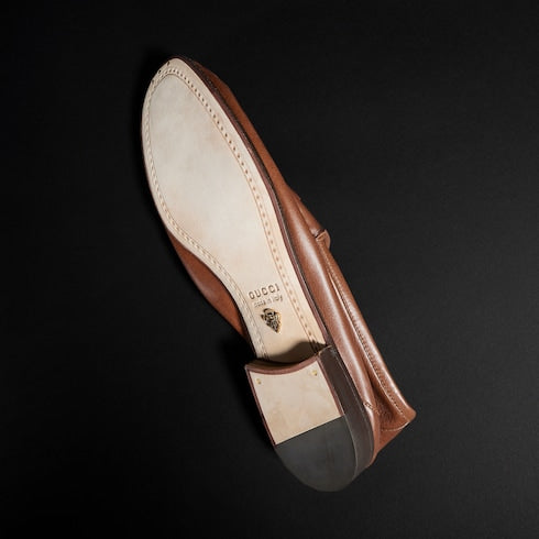 Men's Gucci Lugano loafer - brown leather