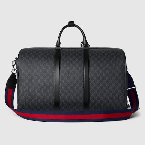GG Black large duffle bag - black GG Supreme