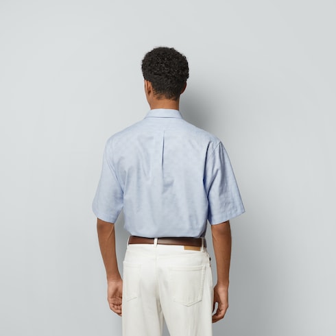 GG Supreme Oxford cotton shirt - light blue