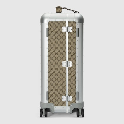 Gucci Porter medium trolley - beige and ebony Supreme
