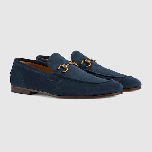 Men's Gucci Jordaan loafer - blue suede