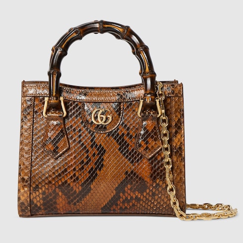 small tote bag - Gucci Diana python
