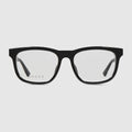 Rectangular optical frame - black