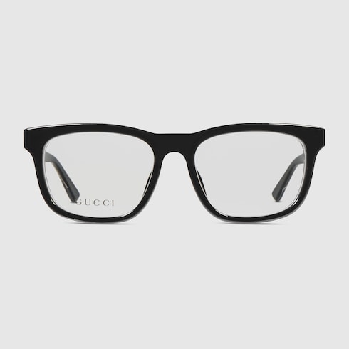 Rectangular optical frame - black