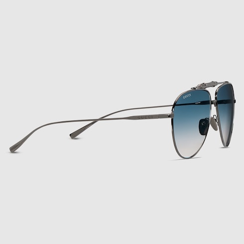 Pilot sunglasses - dark ruthenium