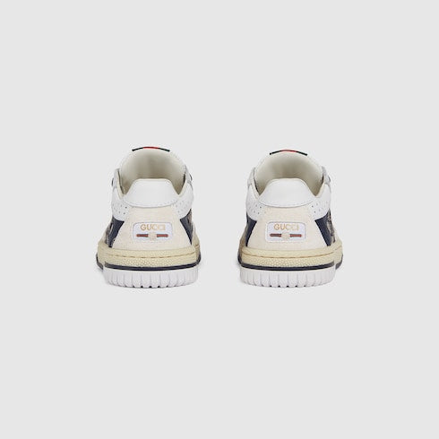 Toddler Gucci Re-Web sneaker - white leather