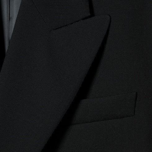 Double-breasted wool jacket - dark blue