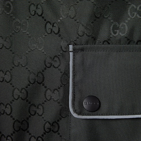GG technical fabric jacquard pant - black
