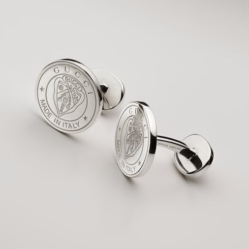 Gucci crest cufflinks - 925 sterling silver