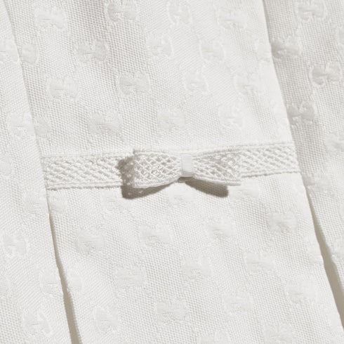 Baby GG canvas dress - off white