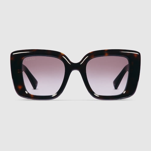 Butterfly frame sunglasses - dark brown tortoiseshell