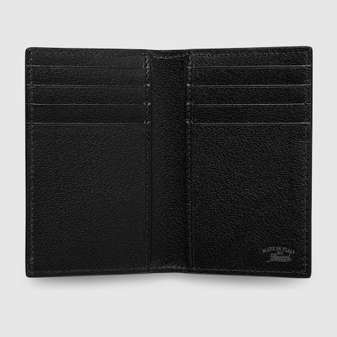 Lira card case - black leather
