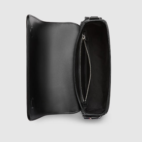 GG Black medium crossbody bag - black GG Supreme