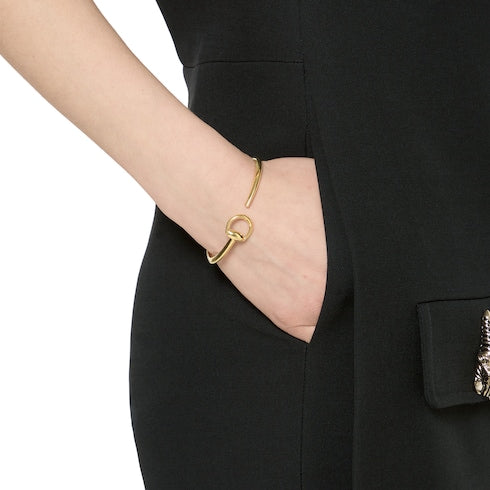 Gucci Horsebit 18k bangle bracelet - 18k yellow gold