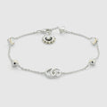 GG Marmont mother of pearl bracelet - 925 sterling silver