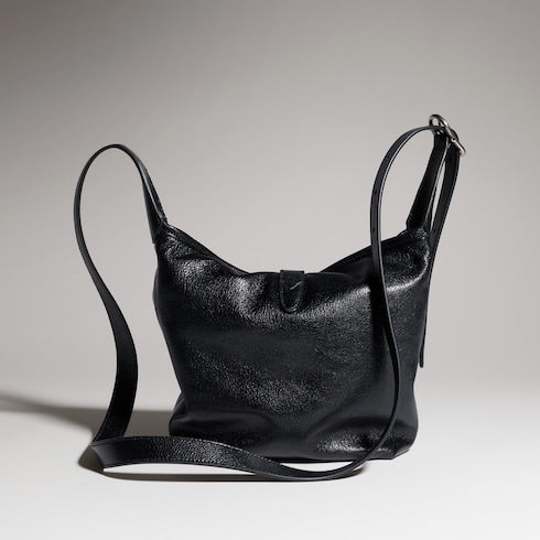 Mini bag - black leather