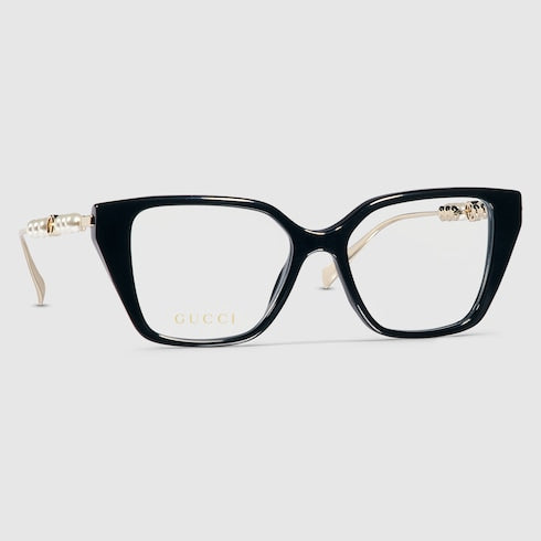 Cat eye optical frame - black