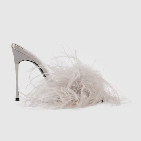 Women's Bombshell slide sandal - grey feather