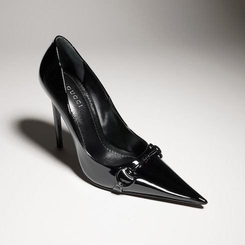 Women's Donna pump - black patent leather
