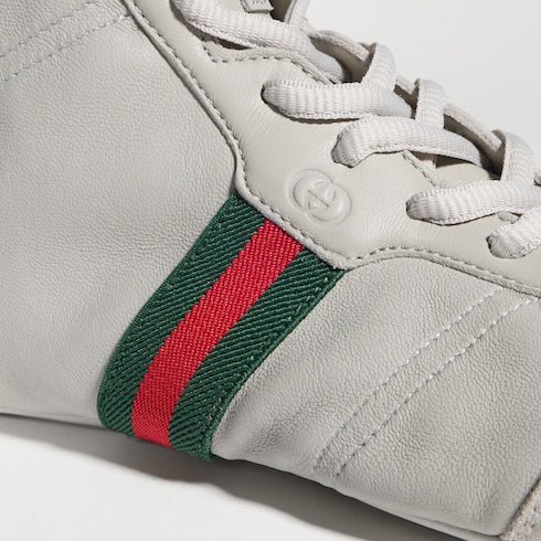 Women's Flex high-top sneaker - grey leather