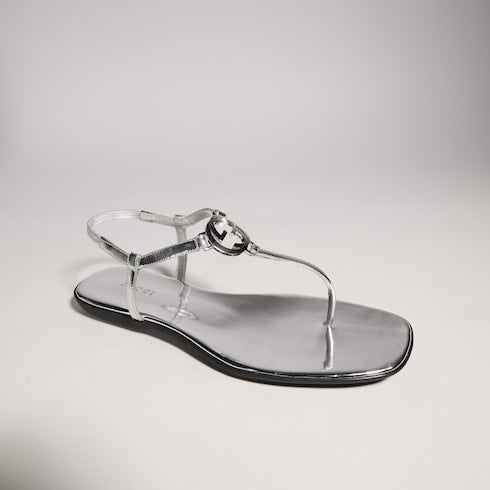 thong sandal with Interlocking G - Women's