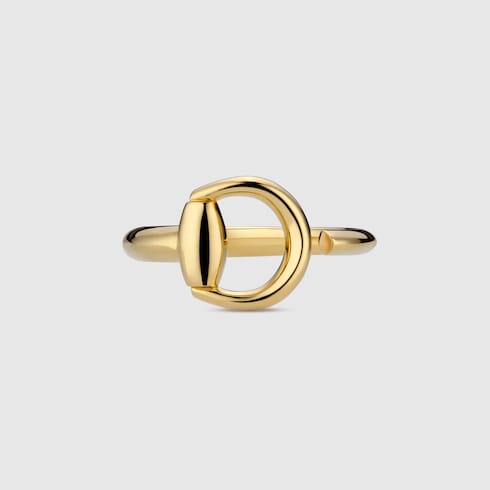 Gucci Horsebit 18k open ring - 18k yellow gold