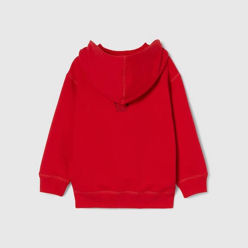 Children's cotton sweatshirt - red
