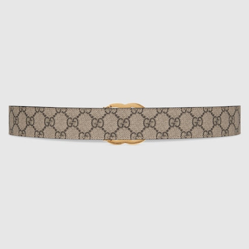 GG Marmont reversible belt - black leather