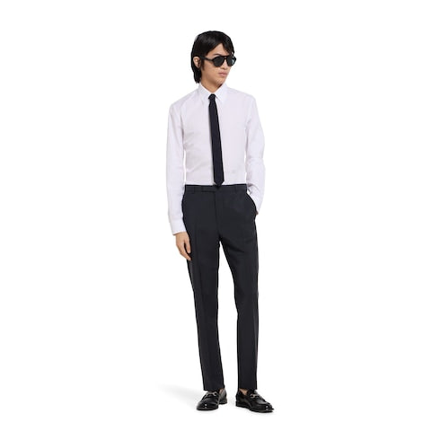 Wool mohair suit - black