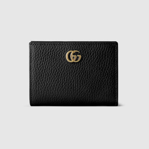 GG Marmont small wallet - black leather