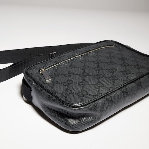 Gucci Essence Classic mini bag - black GG canvas