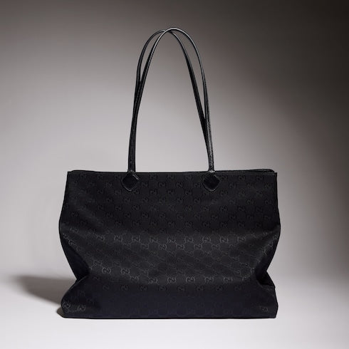 Gucci NY large tote bag - grey and black GG canvas