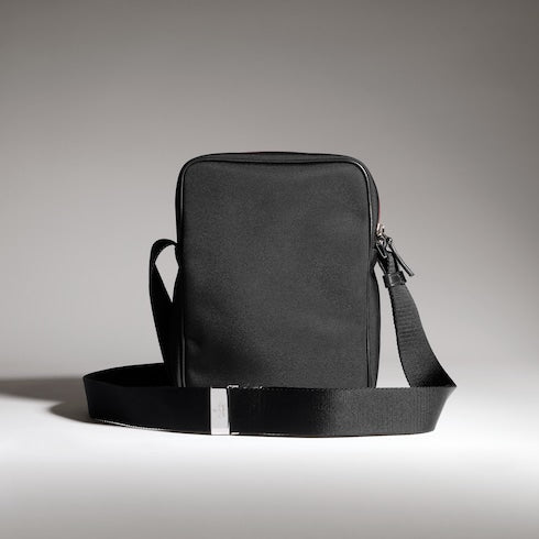 Gucci Tag small crossbody bag - black GG canvas