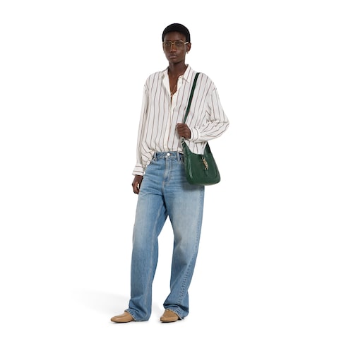 Gucci Jackie 1961 ostrich medium bag - green