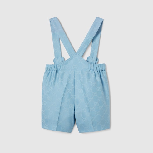 Baby GG flannel overall - light blue