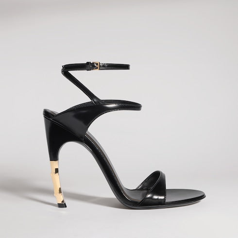 Women's Castello sandal - black leather