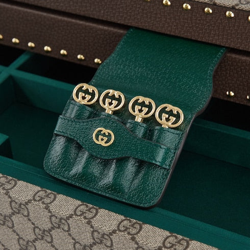 GG Supreme Jewelry Trunk - beige and ebony GG Supreme