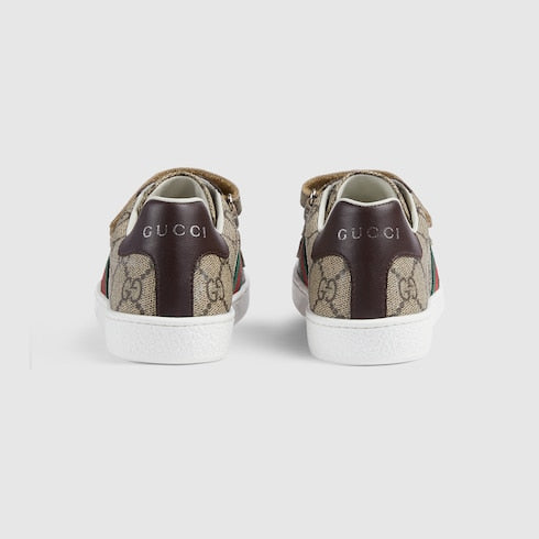 Children's Ace sneaker - beige and ebony GG Supreme