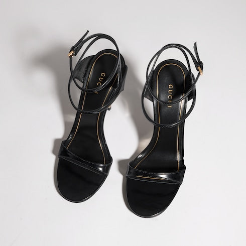 Women's Castello sandal - black leather
