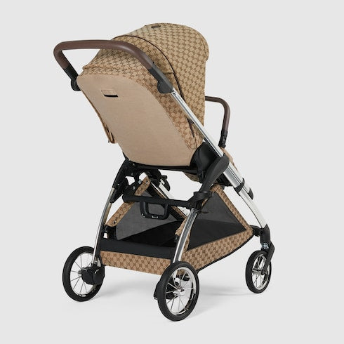 Gucci Stroller - beige and ebony GG canvas