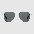 Aviator frame sunglasses - silver