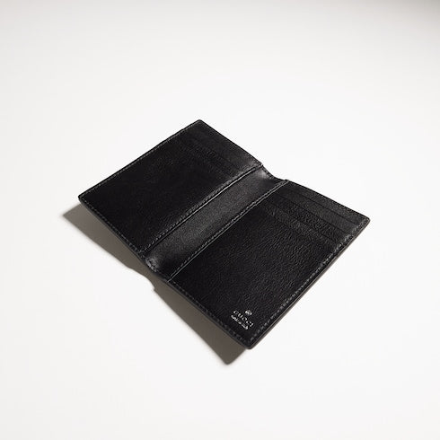 Aria card case - black GG leather