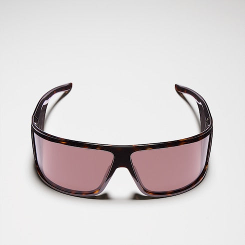 Mask frame sunglasses - brown tortoiseshell