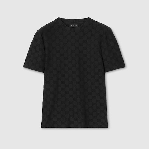 GG stretch jersey T-shirt - black